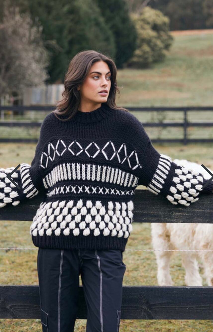 Talisman NEW Women’s Sundance Colorado Fisherman Cable Knit Sweater size Medium